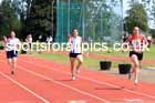 Womens 100 metres, 2024 NE Masters Track and Field Champs., Monkton Stadium, Jarrow.  Photo: David T. Hewitson/Sports for All Pics